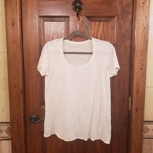 GUC Eileen Fisher white short sleeve tee